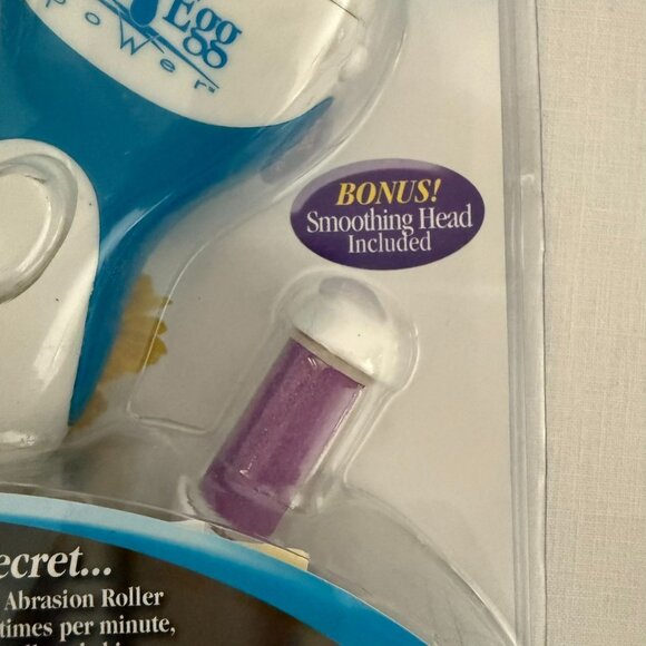 Ped Egg Power Cordless Electric Callus Remover Bonus Smoothing Head Soft Feet - Picture 10 of 10